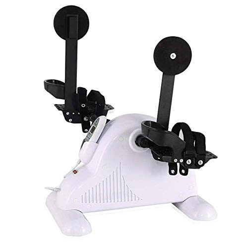 LUNEZY Motorized Electric Mini Exercise Bike Pedal Exerciser Medical Fitness Equipment for Seniors Portable Fitness Cycle for Arm Leg Rehabilitat