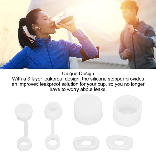 Airshi Cup Spill Proof Stopper, Silicone Spill Proof Stopper Leak Proof For Travel