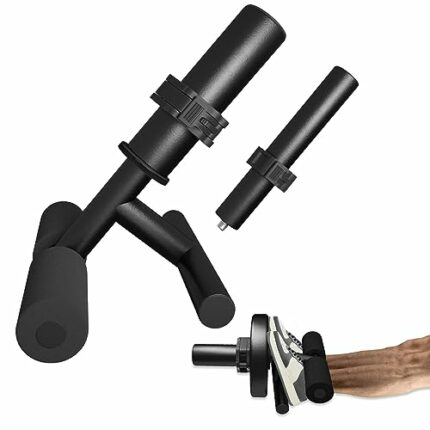 CRAZYROPE Tib Bar, 2 Set (1" & 2") Tibialis Trainer, Tibia Dorsi Calf Raise Machine for Strength Training, Tibialis Anterior Exercise Equipment f