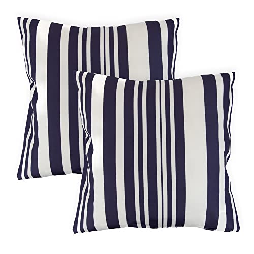 Gardenwize - Pack of 2 Outdoor Scatter Cushions, Garden Furniture Cushions - Covers & Pillows (Gold Palm)