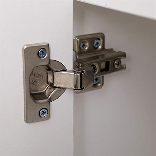 ETNIC ART Vanity Unit for Bathroom 58 (L) x33x60 Kitchen Sink Cabinet in Wood with 2 White Doors Excellent Internal Capacity