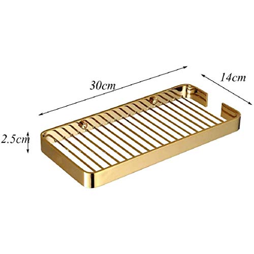 N/A Bath Towel Bar Stainless Steel Towel Rack Bathroom Towel Hanger Wall Mount Brushed Gold