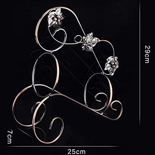NEOCHY Retro Style Bronze Wine Holder Maple Leaf Wine Rack Holder Pretty Ornaments Home Accessories Barware