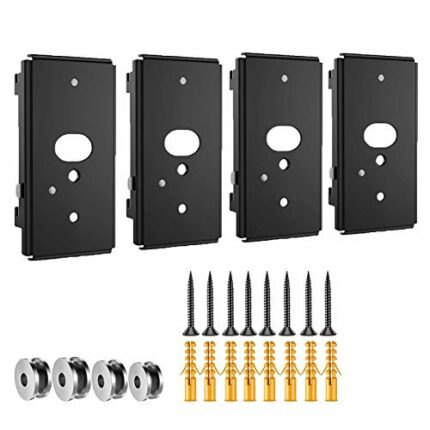 (Pack of 4) Wall Mount Bracket for Bose SlideConnect UB-20 Series II , UFS-20, WB-50, Lifestyle 525 535 III/ 600, Soundtouch 300/ 520, CineMate 5