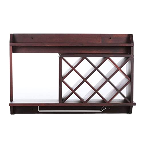 NEOCHY Modern Minimalist Wall Wine Rack, Wall Decoration Rack Restaurant Hanging Wine Cabinet