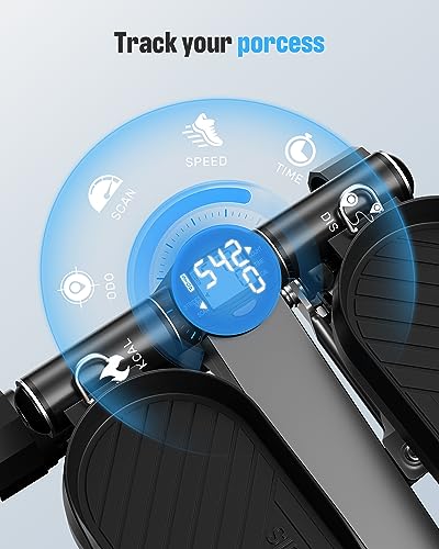 Sportsroyals Stair Stepper for Exercises-Twist Stepper with Resistance Bands and 330lbs Weight Capacity