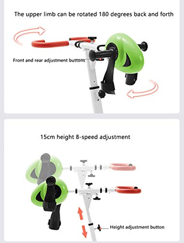 LUNEZY Electronic Physical Therapy Rehab Bicycle, Adjustable Stroke Rehabilitation Pedal Exerciser, Adjustable Resistance Arm & Leg Indoor Fitnes