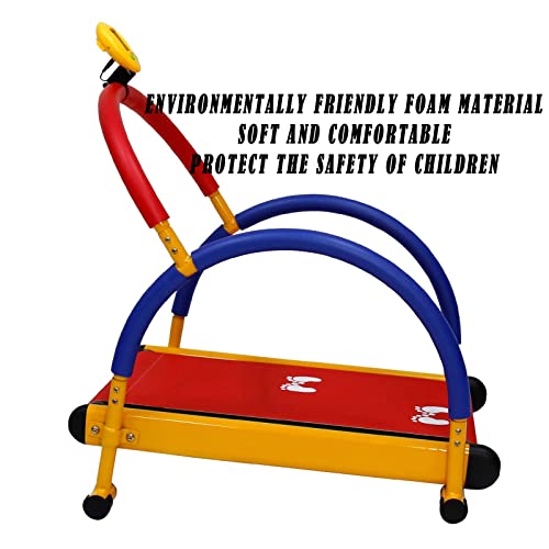 EKJNFDK Mini Children's Small Treadmill, Non-Electric Walking Machine, Easy To Assemble, Environmentally Friendly Soft Foam Material, Children's