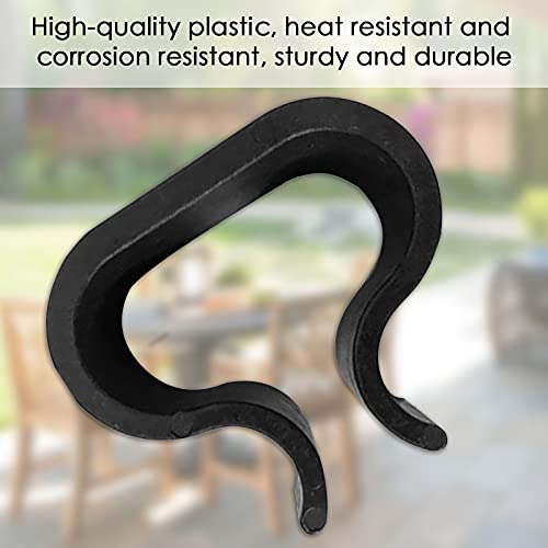 dinae 12 Pieces Patio Furniture Clips, Garden Wicker Furniture Alignment Clips, Non-slip Sofa Rattan Chair Clip, Outdoor Fasteners Sectional Conn