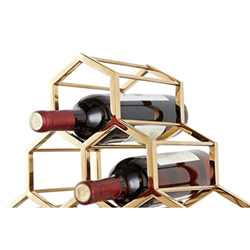NEOCHY Wine Rack Decoration, European Iron Wine Rack, Nordic Creative Wine Rack, Stainless Steel