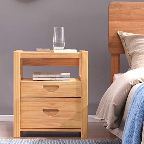 JYDQM Bedside Table Solid Wood Simple Bedroom Bedside Table, Mini Locker Multifunctional Bedside Table