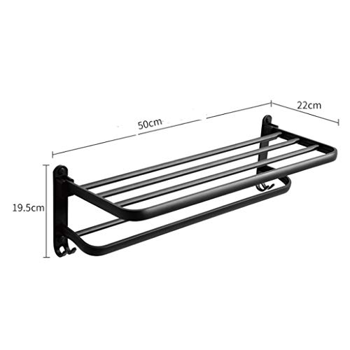 N/A Matte Black Towel Bar for Bathroom Kitchen Hand Towel Holder Dish ,Bathroom towel rack