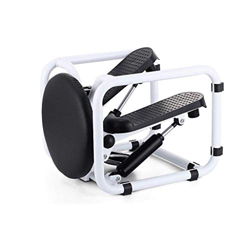 N/A Mini Stepper, Home Fitness Exercise Elliptical Twister, Multifunctional Exercises Equipment Stool Monitor and Resistance Bands