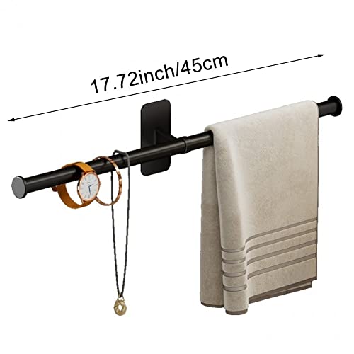 Metal Towel Rack Wall Hanging Rack Bath Towel Holder Bathroom Towel Bars Kitchen Storage Rack Bathroom Shelf