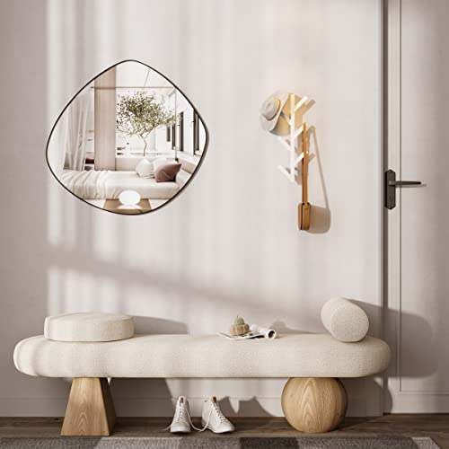 RRG Vertical Coat Rack Wall Mounted, Metal Vertical Hat Rack for Wall, Modern Wall Coat Tree for Hats, Jackets, Bags, Entryway Bedroom