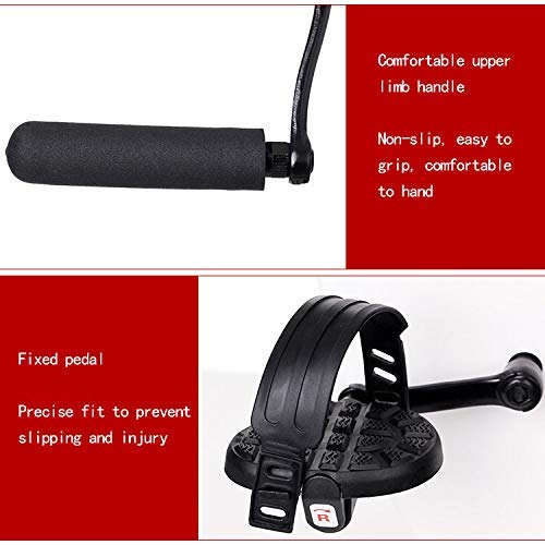 LUNEZY Electronic Physical Therapy Rehabilitation Bike for Senior Recumbent Indoor Pedal Exerciser Training Hand Arm Foot Leg Knee Passive Assist