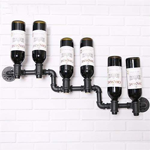 EYLINK Wine Racks,Wall Holder Metal for 6 Bottles | Vintage Wine Bottle Holder Wall Mounted