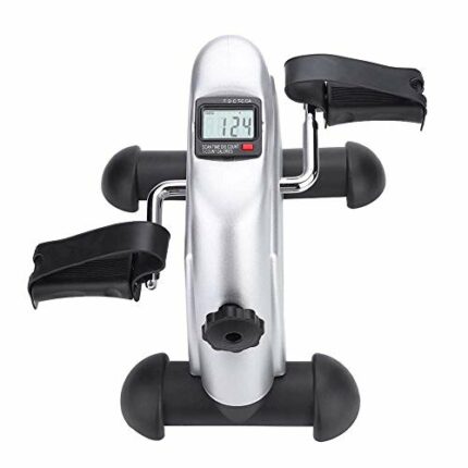 Pedal Exercisers, Sitting Bike Pedal Training Machine with LCD Monitor, Portable Arm Leg Pedal Exerciser for Home Office Gym Loosing Weight Enhan