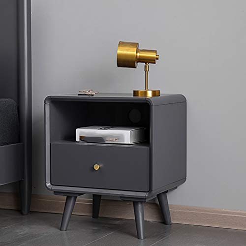 JYDQM Bedside Table Simple Solid Wood Bedroom Bedside Table, Stylish Two-drawer Mini Bedside Table