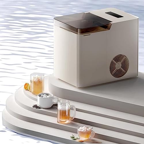 Shykey countertop ice machine Countertop Ice Maker, Ice Maker Machine 7 Mins 9 Bullet Ice, 30lbs/24Hrs, Portable Ice Maker Machine with Self-Clea