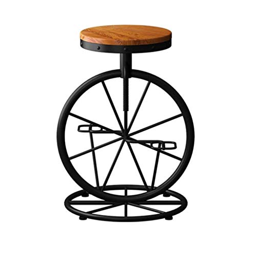 DINGZZ Chair Pub Bar Height Barstool Industrial Dining Bar Stools Chairs for Coffee Shop, Bar, Home Balcony