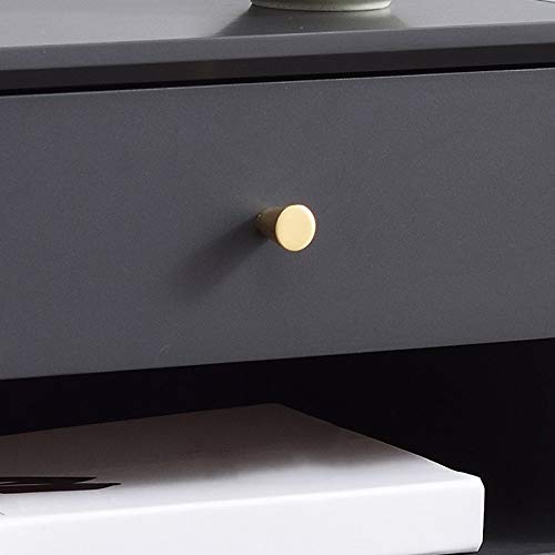 JYDQM Nordic Solid Wood Bedroom Bedside Table, Household Log Simple Bedside Table