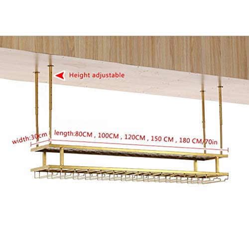 Stylish Simplicity Wine Rack, Vintage Wrought Iron Wine Rack, Creative Display Stand, Ceiling Wine Rack, Restaurant Kitchen Bar Decoration Adjust