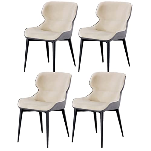 Kitchen Dining Room Furniture Chairs Kitchen Dining Chairs Set Of 4,Water Proof Leather Side Chairs with Carbon Steel Frame,Kitchen Living Room L