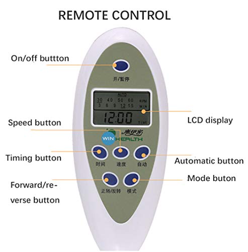 LUNEZY Adjustable Speed Rehabilitation Assisted Bicycle Electric Bike Pedal Trainer with Fitness Exercise Bike Rehab Trainer for Hand Arm Knee Le