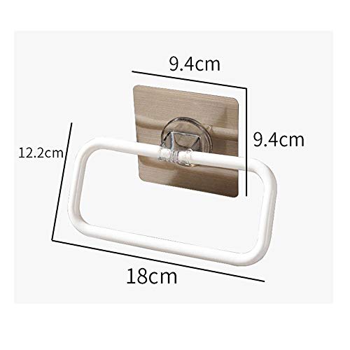 SMLJLQ Home Storage Suction Cup Wall Hanger Durable Storage Rack Bathroom Towel Rack Bathroom Organizer Punch-free Holder