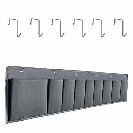 UNKAO Rv Shoe Storage Pockets,Hanging Shoe Organizer with Extra Large Pocket,Shoe Storage Organizer,Hang On The Bed and Rv for Shoes Toys Tools A