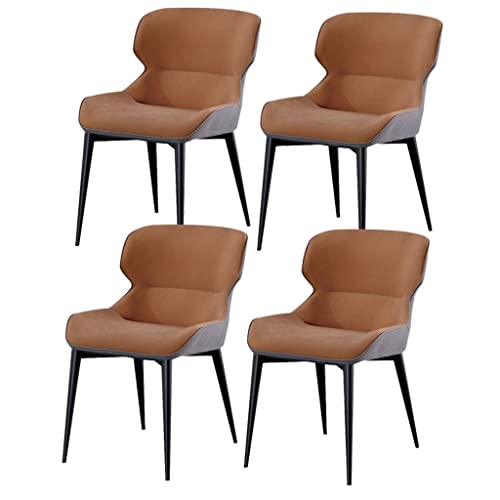 Kitchen Dining Room Furniture Chairs Kitchen Dining Chairs Set Of 4,Water Proof Leather Side Chairs with Carbon Steel Frame,Kitchen Living Room L