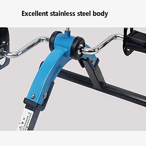 LUNEZY Foldable pedal trainer exercise bike fitness gear, arm and leg trainer training device, mini bike exerciser bike Pedal Exerciser Gym Fitne