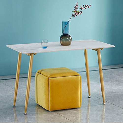 LUKEO Cube Sofa Stool Living Room Dresser Changing Shoes Stool Ottoman Folding Stool Set Space Saving