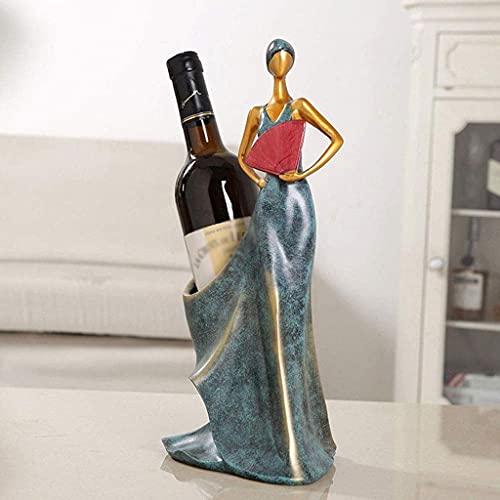 NEOCHY Wine Rack - Resin Decoration Wine Rack Bar Decorations Living Room Wine Display Rack