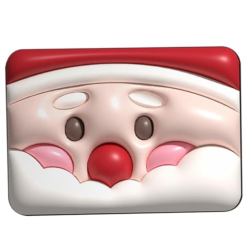 Christmas Door Mat Non-Slip 3D Merry Christmas Welcome Mat 20x32 Inch Decorative Rug Entrance Door Mat Tradition Xmas Decor for Home, Bathroom, K