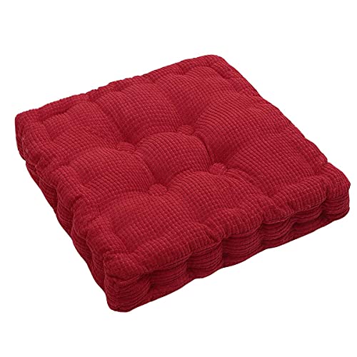 ASDF Garden Furniture Pad, Outdoor/indoor Water Thicken 2 Seater Bench And Patio Furniture Pad Cushion 50x50cm brown-6