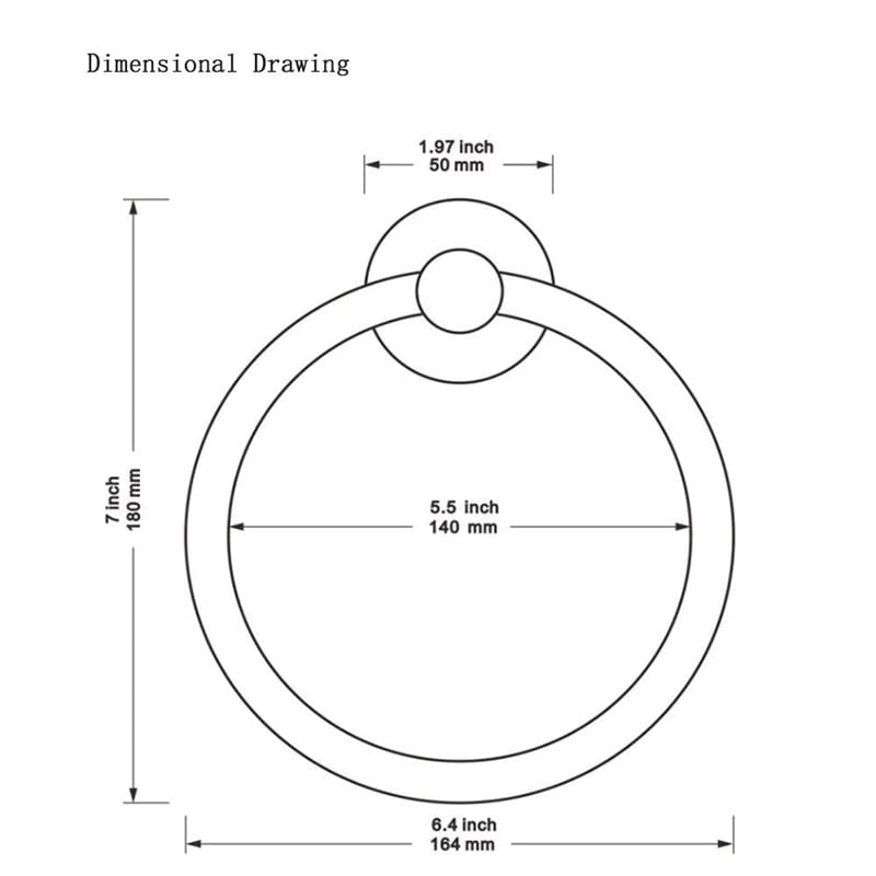 HIGOH Towel Racks,Bath Towel Holder,Bathroom Hand Towel, Stainless Steel Towel Holder,Bathroom Wall Mounted round Towels,Towel Rack,Kitchen Stora