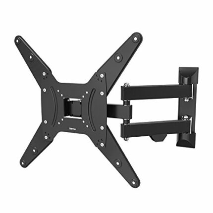Hama TV wall bracket (swiveling, tilting, fully movable, wall bracket for TVs from 32 to 65 inches (81 - 165 cm), VESA to 400x400, including Fisc