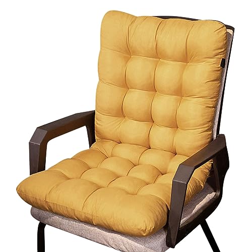 GZYZPDF Rocking Chair Cushion with Ties, Overstuffed Seat Back Cushion Pad Lounge Chair Cushions Patio Outdoor Chair Pad Bench Cushion Blue 45x10