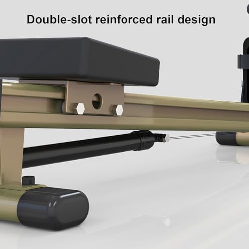 HAWEWE Rowing Machine Hydraulic Foldable Rower 12 Resistance Adjustable Rower Machine For Home Use With LCD Monitor Home Gym Up To 330lbs Weight