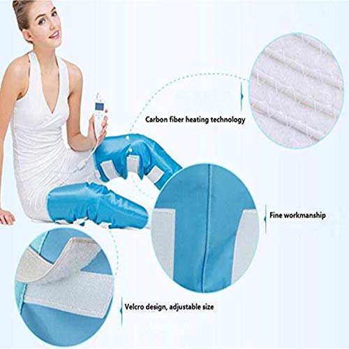 ALREMO HUANGXING - Legs Massager,Intelligent Far Infrared Heat Pad for Leg and Knee Joint Care,Vibration Knee Massagers 30 80 Degree Intelligent