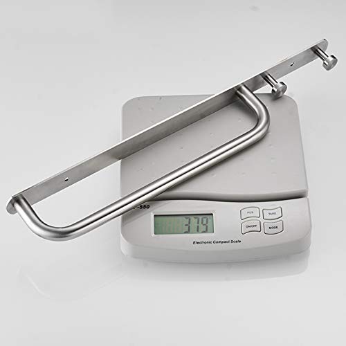 HIGOH Towel Rack Hanger Rack Stainless Steel Hooks Wall Towel Bar Kitchen Towel Holder Rack with 2 Hooks Bathroom Wall Mounted Hooks Bathroom Har