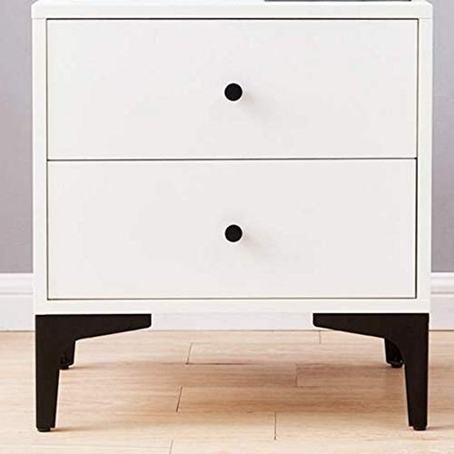 JYDQM Bedside Table Bedside Table, Mini Small Family Bedside Iron Simple White Locker