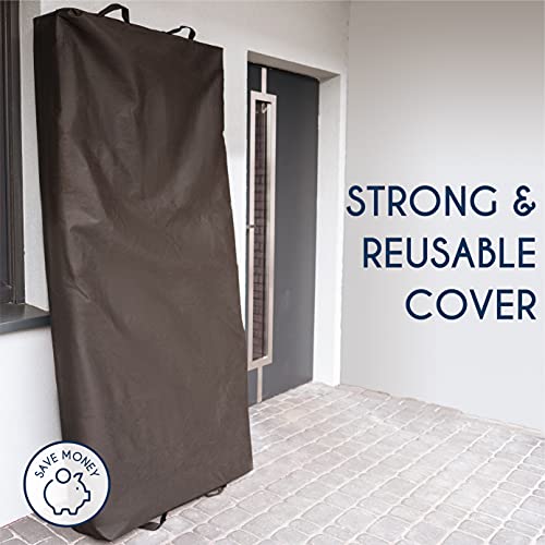 King Size Mattress Bags for Moving Dreamzie - 150x200 x 30 cm - OEKO TEX and Made in EU - Mattress Storage Bag with 4 Handles and a Zip