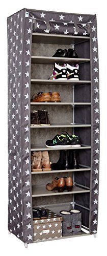 STORE.IT Shoe Cabinet, Vlies/Uni Grau, 175x60x40cm