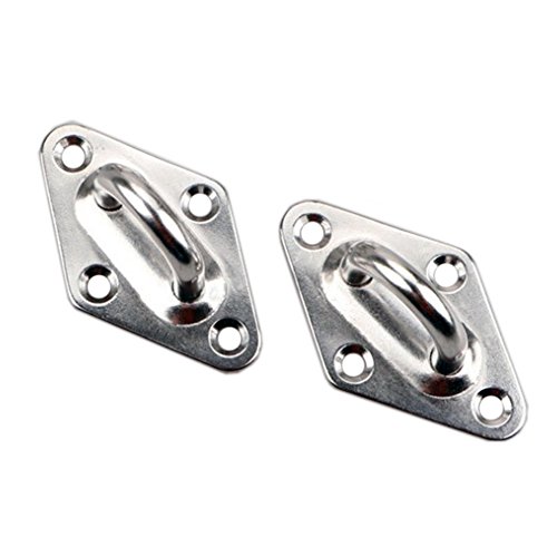 HONGCI M8 Heavy Duty Sun Shade Sail Fixing Kit for Garden Triangle and Square, Rectangle - 304 Stainless Steel Sun Shade Sail Fixing Hardware Acc