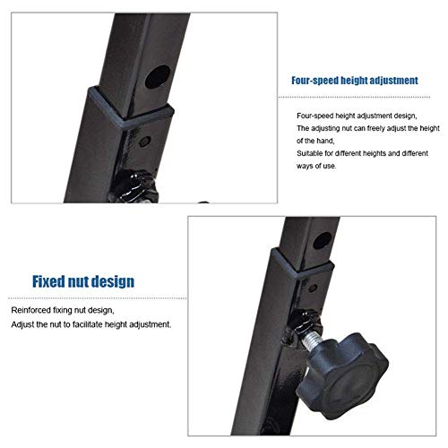 LUNEZY Upper And Lower Limb Training Bikes Exercise Bike, Arm and Leg Folding Pedal Exerciser, Adjustable Height Gym Home Training Fitness Equipm