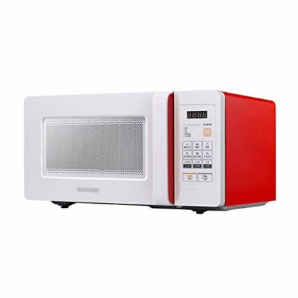 SZDQX Microwave Oven with Dial Timer, Stainless Steel, 1000-Watts,Memory Turntable-Microwave Oven with Smart Sensor, Easy Clean Interior (Color :