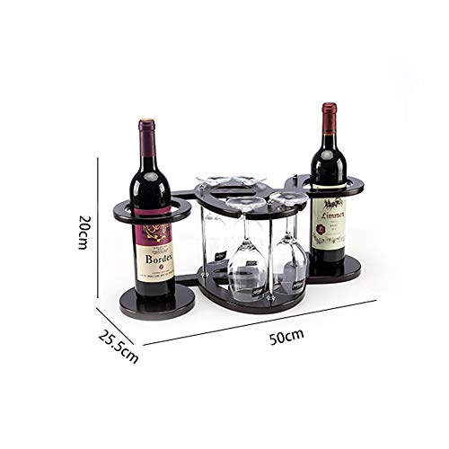 PIBM Fashion Creative European Wine Glass Wine Rack | Wine Rack Creative Fashion Wooden Wine Rack | Bar Hanging Cup Holder Home Rack J1029